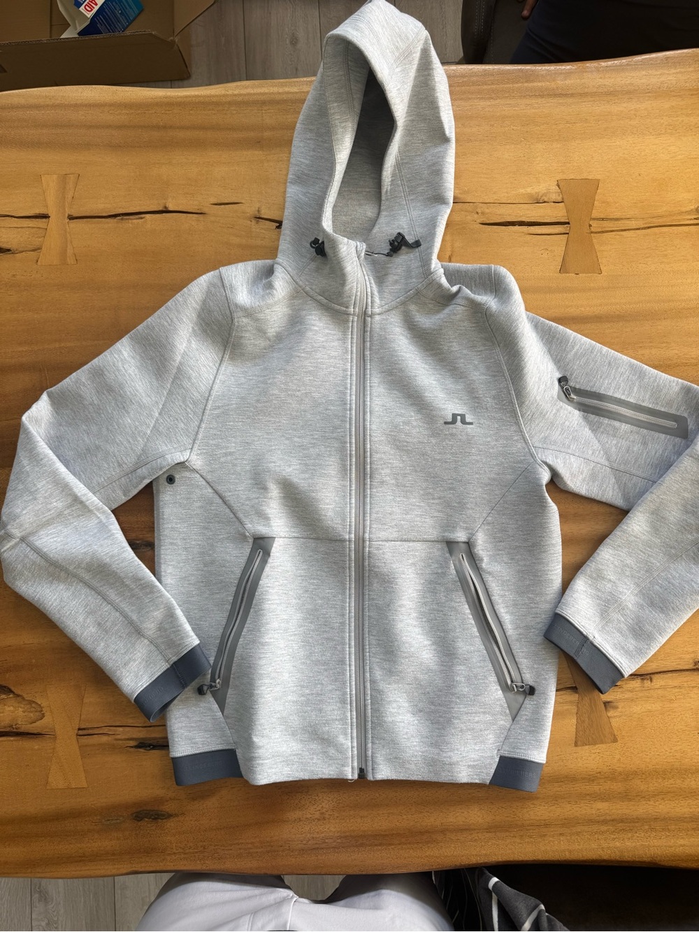 J Lindeburg zip up hoodie